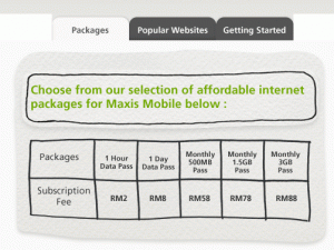 Maxis new data plan